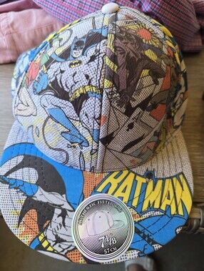RARE Vintage DC Originals Batman Comic Panel Fitted Cap 🦇